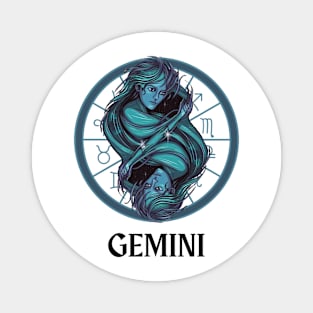 Gemini Zodiac Sign Magnet